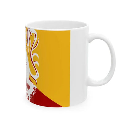 Lanaken vlag (Belgium) White Coffee Mug - Go Mug Yourself