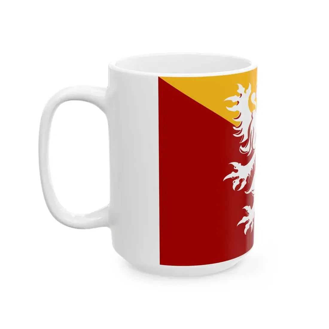 Lanaken vlag (Belgium) White Coffee Mug - Go Mug Yourself