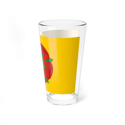 Lancashire County Flag (England) Pint Glass 16oz - Go Mug Yourself