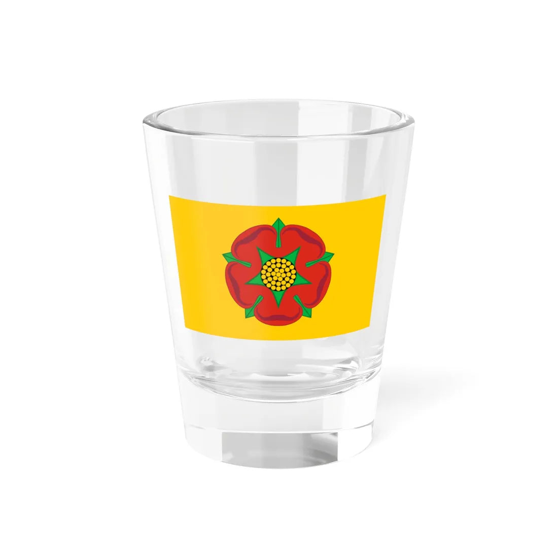 Lancashire County Flag (England) Shot Glass 1.5oz 1.5oz - Go Mug Yourself