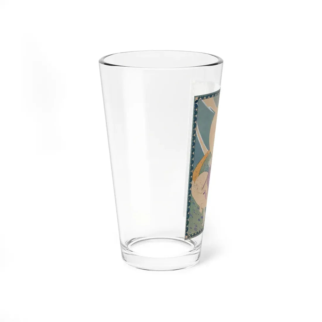 Lancelot and Guinevere, Idylls of the King interior illustration - Pint Glass 16oz - Go Mug Yourself