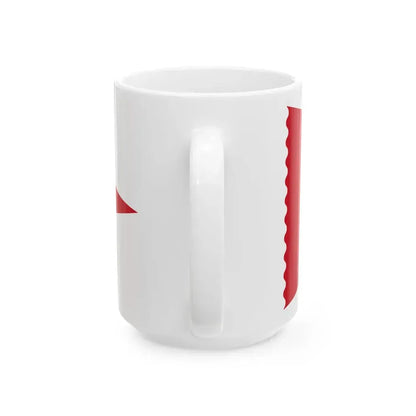 Land Ensign of Kuwait 1956-1961 2 (Kuwait) White Coffee Mug - Go Mug Yourself