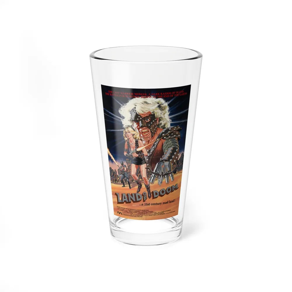 LAND OF DOOM 1986 Movie Poster - Pint Glass 16oz-16oz-Go Mug Yourself