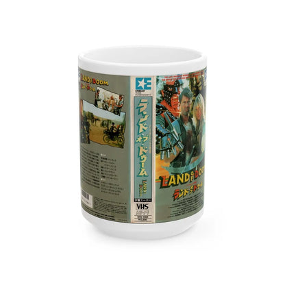 LAND OF DOOM JAPAN (VHS COVER) - White Coffee Mug-15oz-Go Mug Yourself