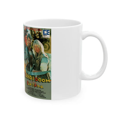 LAND OF DOOM JAPAN (VHS COVER) - White Coffee Mug-Go Mug Yourself