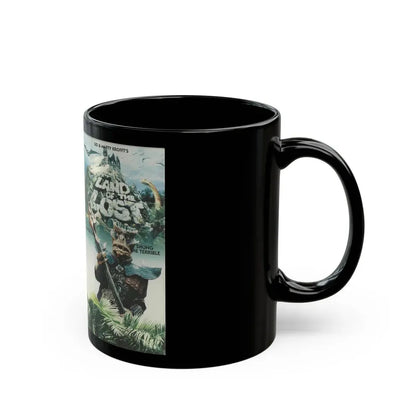 LAND OF THE LOST JUNGLE GIRL AND SHUNG THE TERRIBLE (VHS COVER) - Black Coffee Mug - Go Mug Yourself