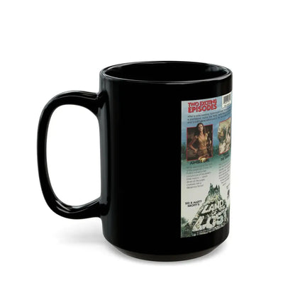 LAND OF THE LOST JUNGLE GIRL AND SHUNG THE TERRIBLE (VHS COVER) - Black Coffee Mug - Go Mug Yourself