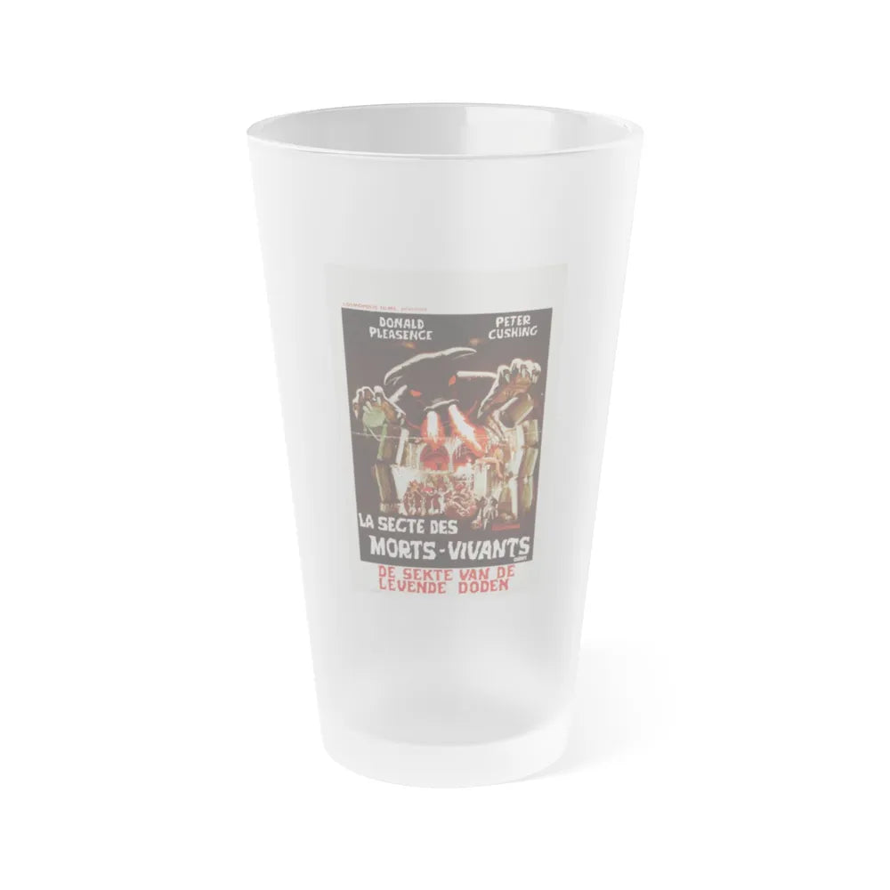 LAND OF THE MINOTAUR (BELGIAN) 1976 Movie Poster - Frosted Pint Glass 16oz-16oz-Frosted-Go Mug Yourself