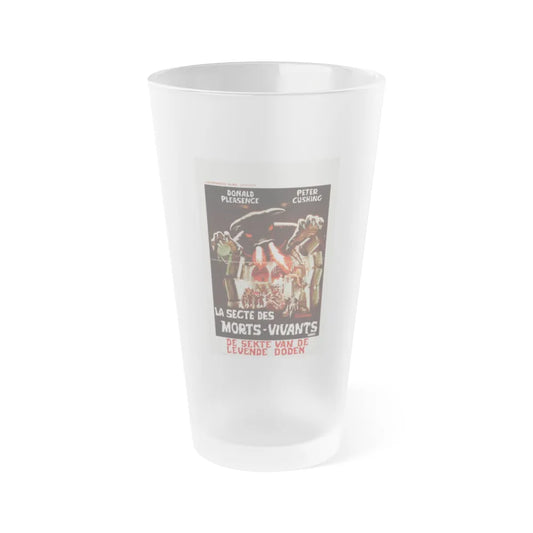 LAND OF THE MINOTAUR (BELGIAN) 1976 Movie Poster - Frosted Pint Glass 16oz-16oz-Frosted-Go Mug Yourself