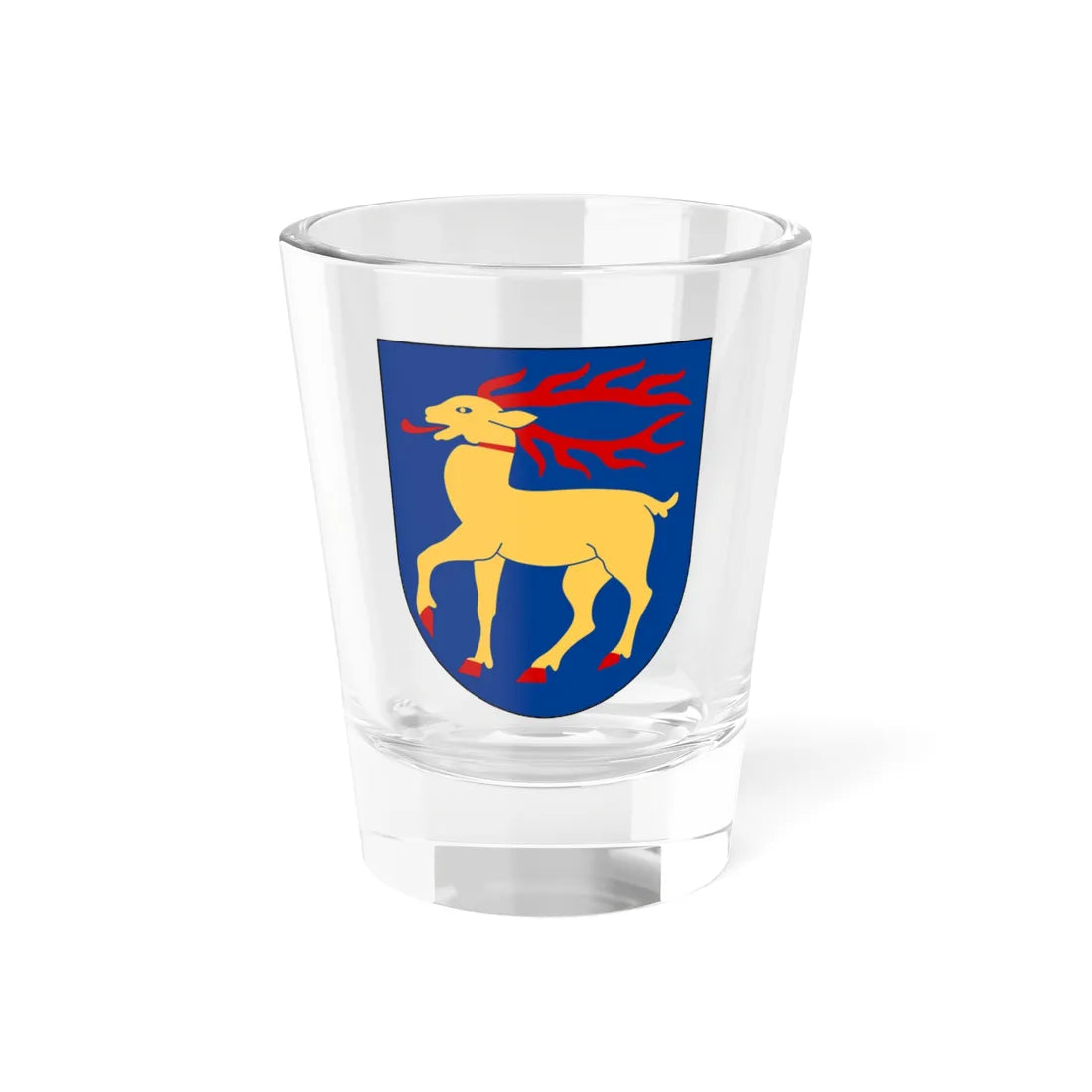 Öland vapen (Sweden) (Coat of Arms) Shot Glass 1.5oz 1.5oz - Go Mug Yourself