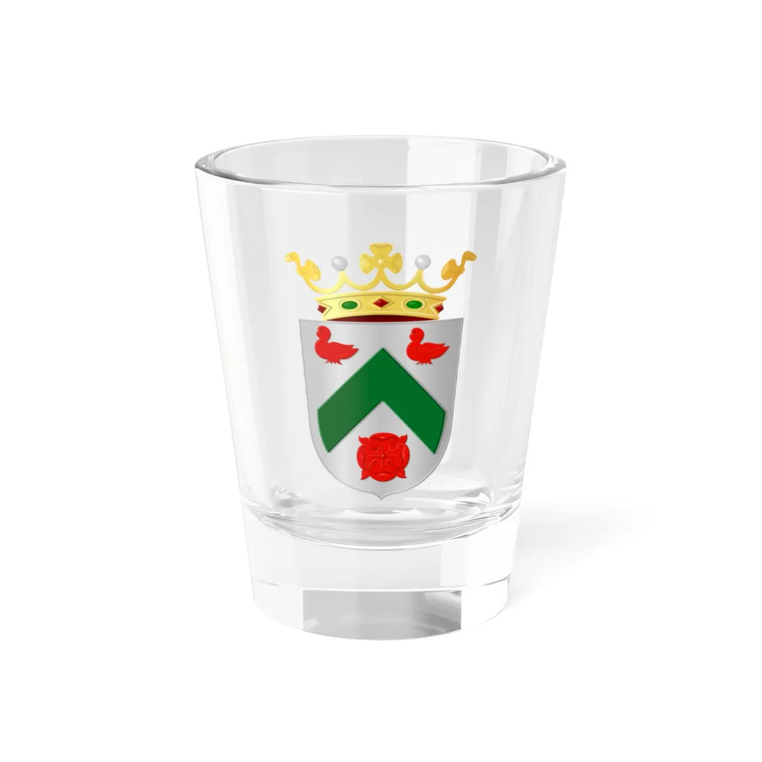 Landerd wapen (Netherlands) (Coat of Arms) Shot Glass 1.5oz 1.5oz - Go Mug Yourself