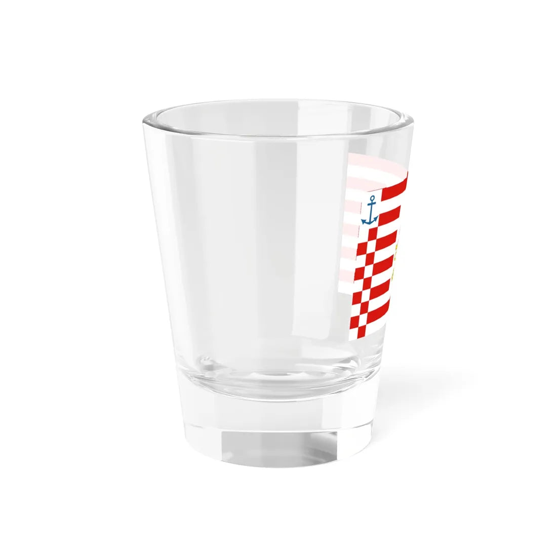 Landesdienstflagge der bremischen Schiffahrt 1952 (Germany) Shot Glass 1.5oz - Go Mug Yourself