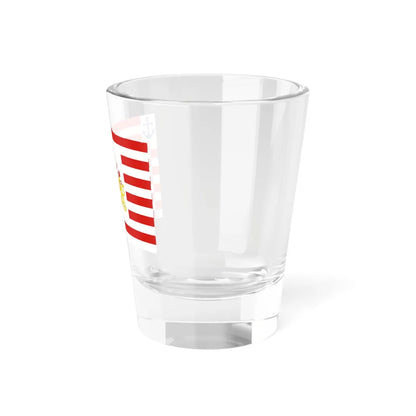 Landesdienstflagge der bremischen Schiffahrt Flaggenwappen (Germany) Shot Glass 1.5oz - Go Mug Yourself