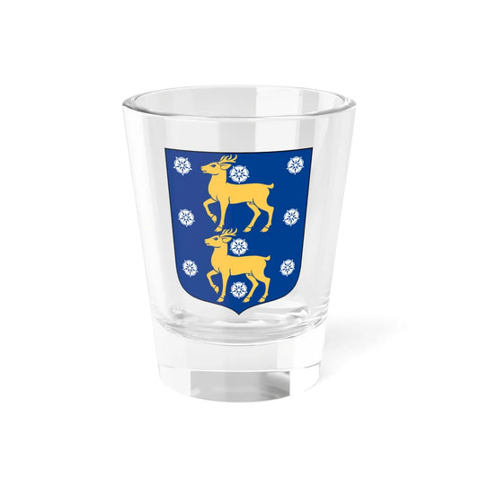 Ölands-Ålands vapen (Finland) (Coat of Arms) Shot Glass 1.5oz 1.5oz - Go Mug Yourself