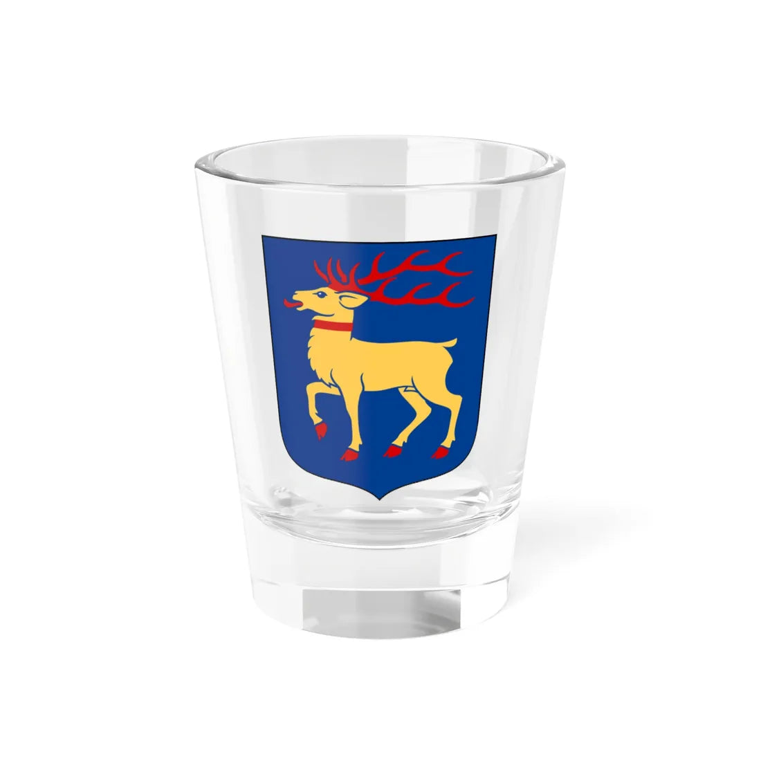 Ölands vapen (Sweden) (Coat of Arms) Shot Glass 1.5oz 1.5oz - Go Mug Yourself