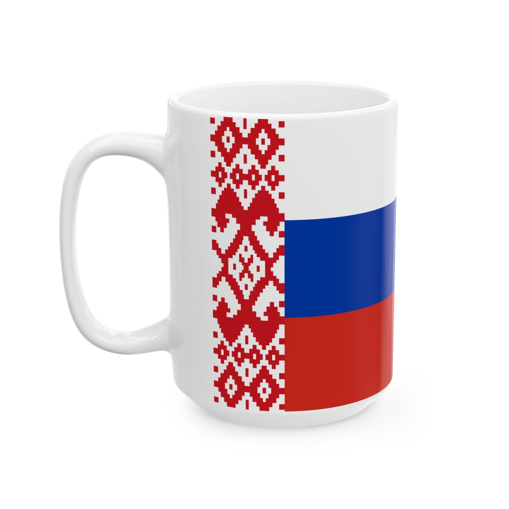 Lang-ru (Belarus) White Coffee Mug-Go Mug Yourself