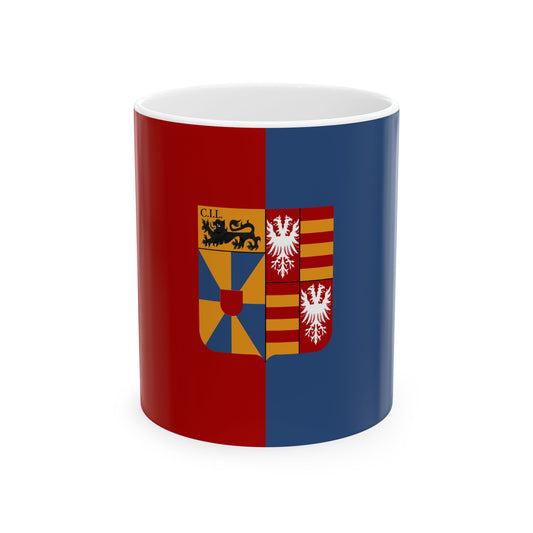 Langemark-Poelkapelle vlag (Belgium) White Coffee Mug-11oz-Go Mug Yourself