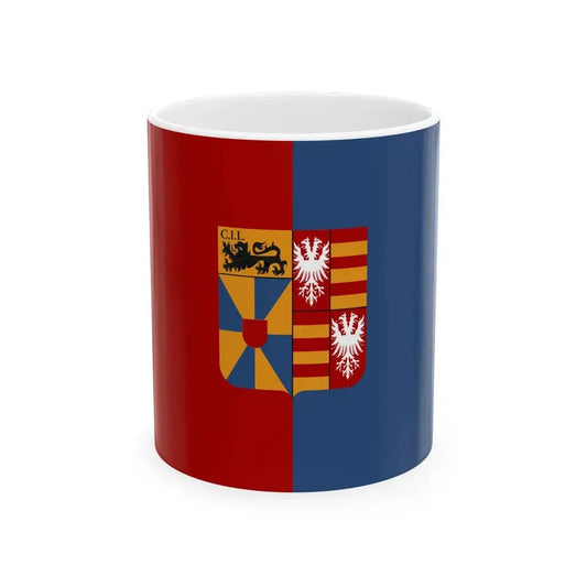 Langemark-Poelkapelle vlag (Belgium) White Coffee Mug 11oz - Go Mug Yourself