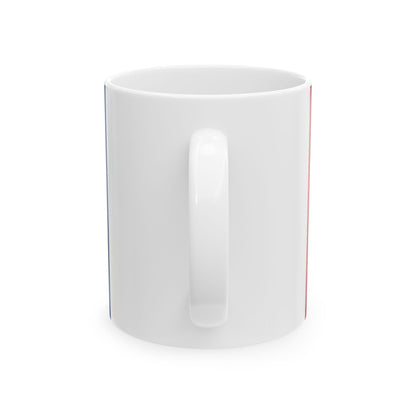 Langemark-Poelkapelle vlag (Belgium) White Coffee Mug-Go Mug Yourself