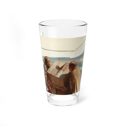 Language for Daily Use Illustration (World Book Company, undated) _ 5 - Pint Glass 16oz 16oz - Go Mug Yourself