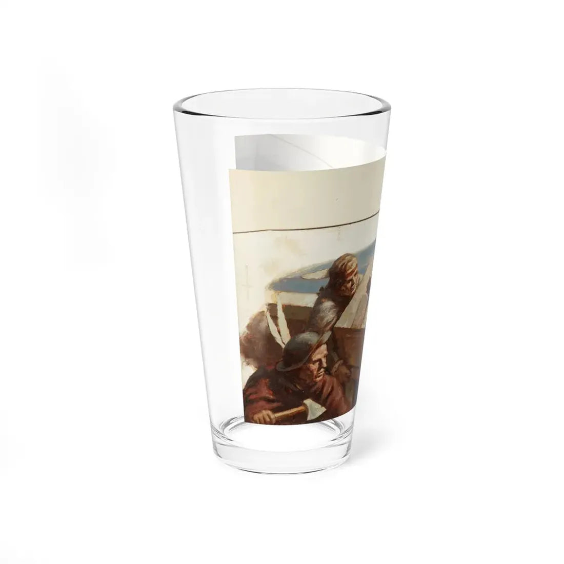 Language for Daily Use Illustration (World Book Company, undated) _ 5 - Pint Glass 16oz - Go Mug Yourself