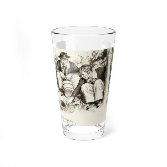 Language for Daily Use Illustration (World Book Company, undated) _ 6 - Pint Glass 16oz 16oz - Go Mug Yourself