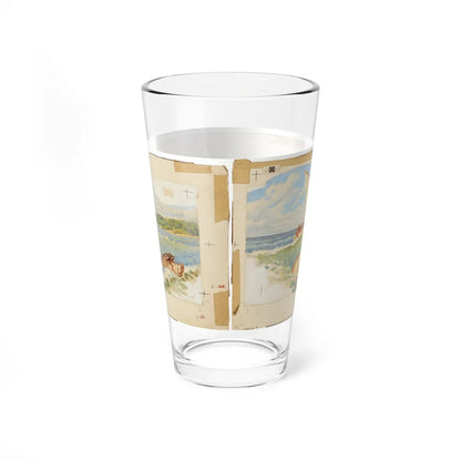 Language for Daily Use Illustration (World Book Company, undated) _ 2 - Pint Glass 16oz-Go Mug Yourself