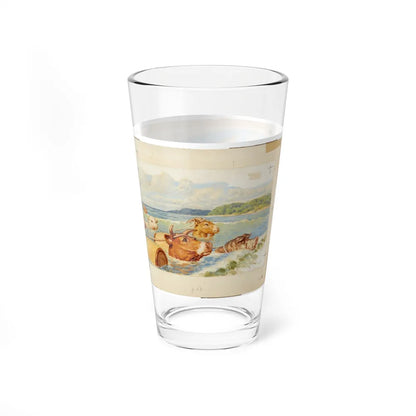 Language for Daily Use Illustration (World Book Company, undated) _ 2 - Pint Glass 16oz-Go Mug Yourself