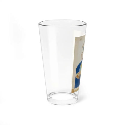 Language for Daily Use page 24 Illustration (World Book Company, c. 1955) - Pint Glass 16oz - Go Mug Yourself