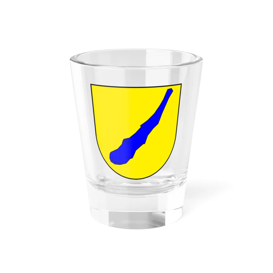 Langwies wappen (Switzerland) (Coat of Arms) Shot Glass 1.5oz 1.5oz - Go Mug Yourself
