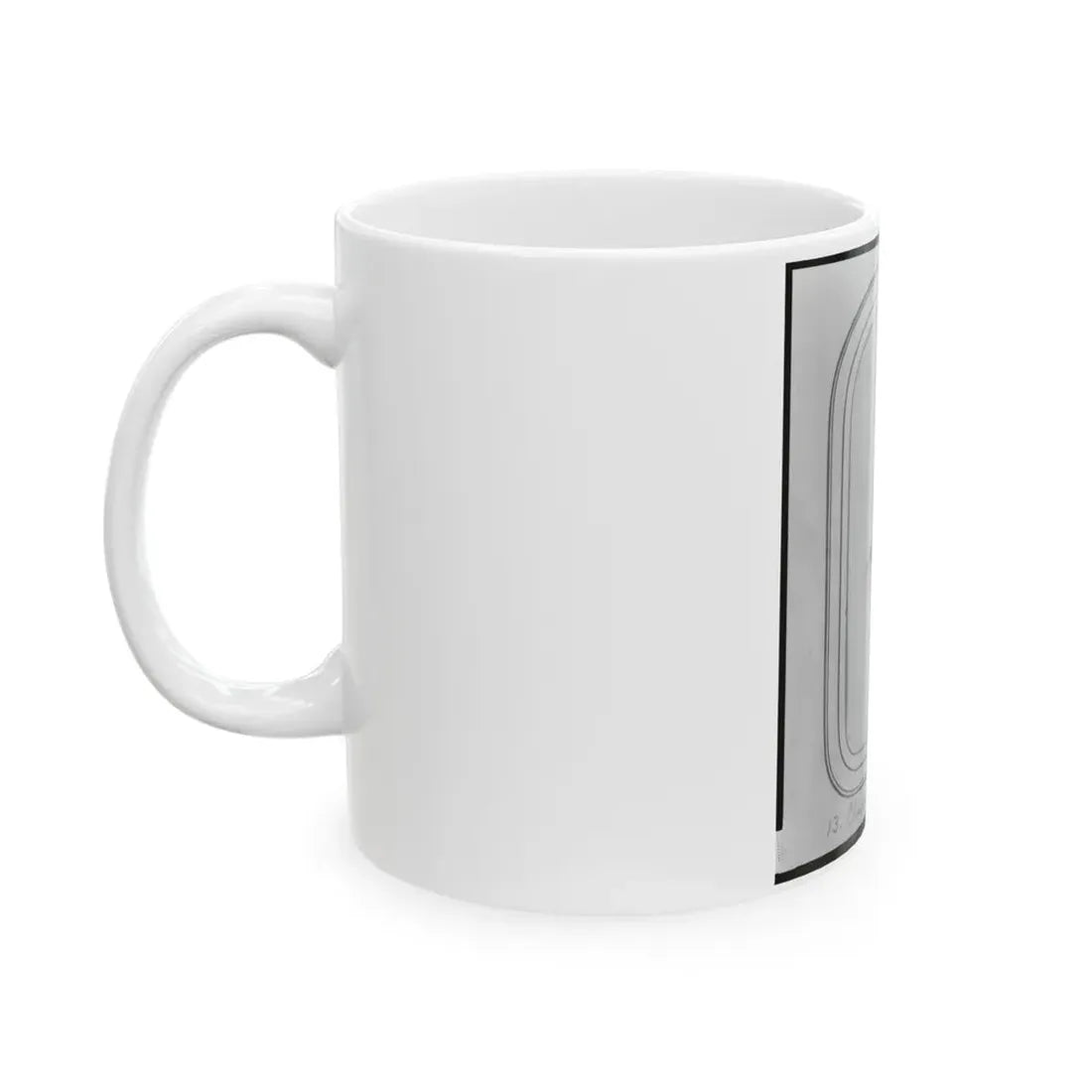 Lansard F. Chapman, Bust Portrait, Facing Slightly Left (U.S. Civil War) White Coffee Mug - Go Mug Yourself