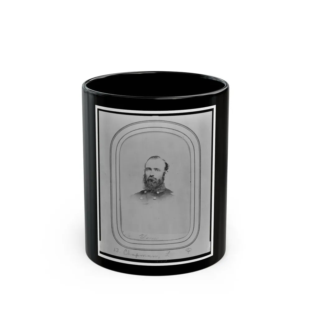 Lansard F. Chapman, Bust Portrait, Facing Slightly Left (U.S. Civil War) Black Coffee Mug-11oz-Go Mug Yourself