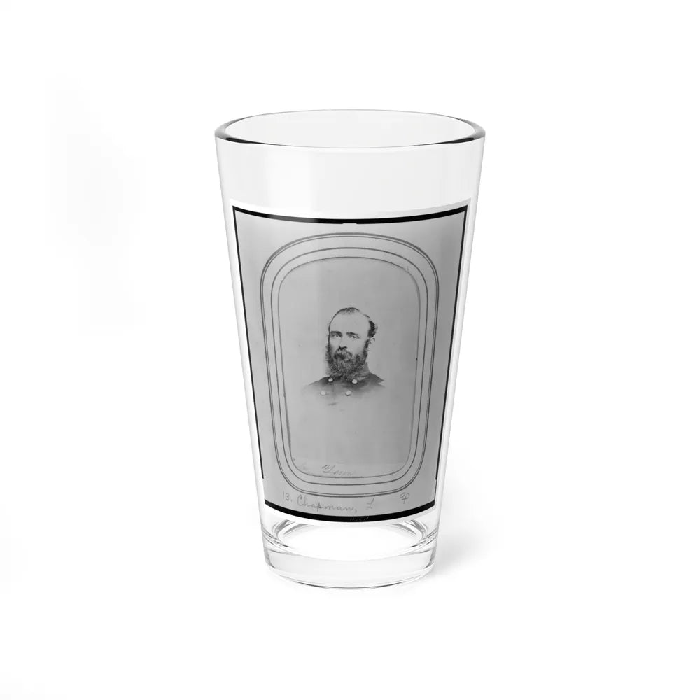 Lansard F. Chapman, Bust Portrait, Facing Slightly Left (U.S. Civil War) Pint Glass 16oz-16oz-Go Mug Yourself