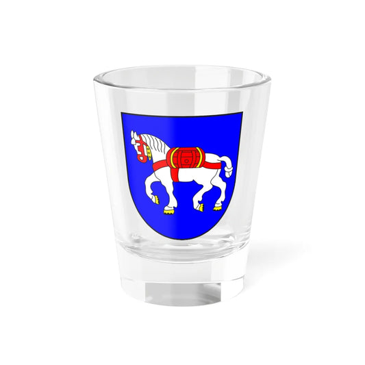 Lantsch Lenz wappen (Switzerland) (Coat of Arms) Shot Glass 1.5oz 1.5oz - Go Mug Yourself