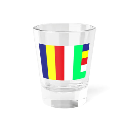 Lao buddhist flag (Laos) Shot Glass 1.5oz 1.5oz - Go Mug Yourself