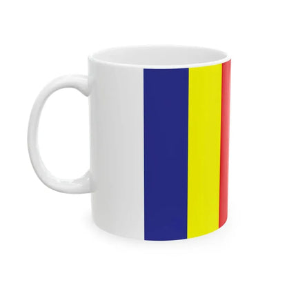 Lao buddhist flag (Laos) White Coffee Mug - Go Mug Yourself
