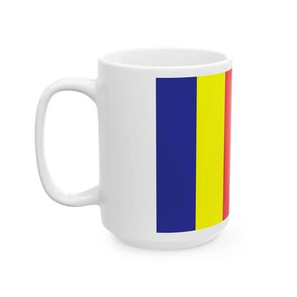 Lao buddhist flag (Laos) White Coffee Mug - Go Mug Yourself