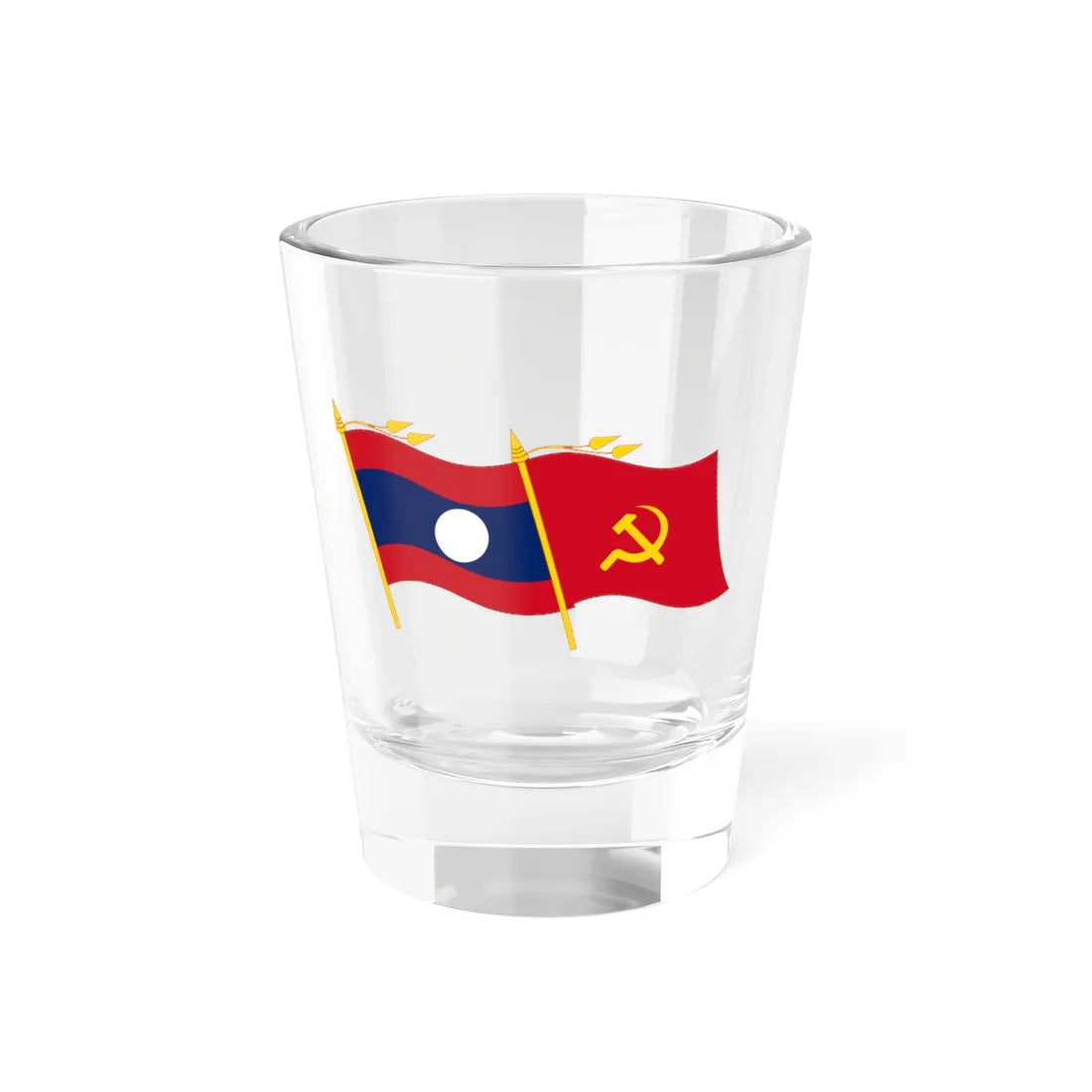 Laos congress flags (Laos) Shot Glass 1.5oz 1.5oz - Go Mug Yourself
