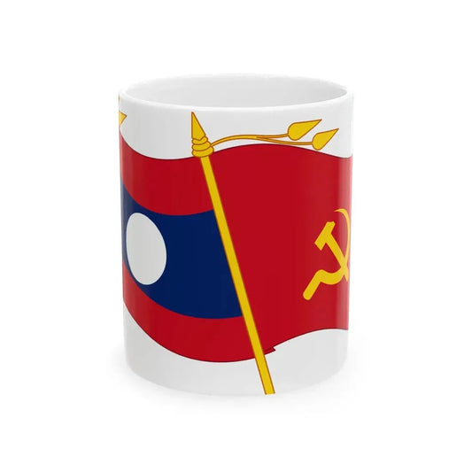 Laos congress flags (Laos) White Coffee Mug 11oz - Go Mug Yourself