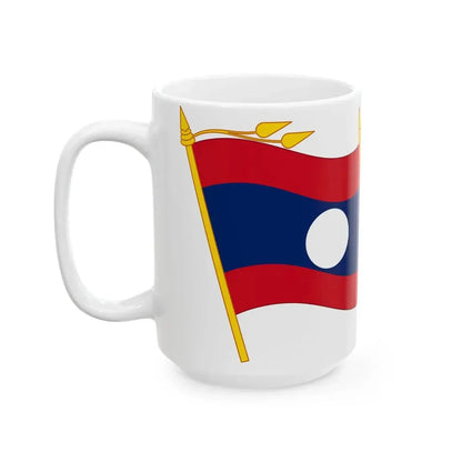 Laos congress flags (Laos) White Coffee Mug - Go Mug Yourself