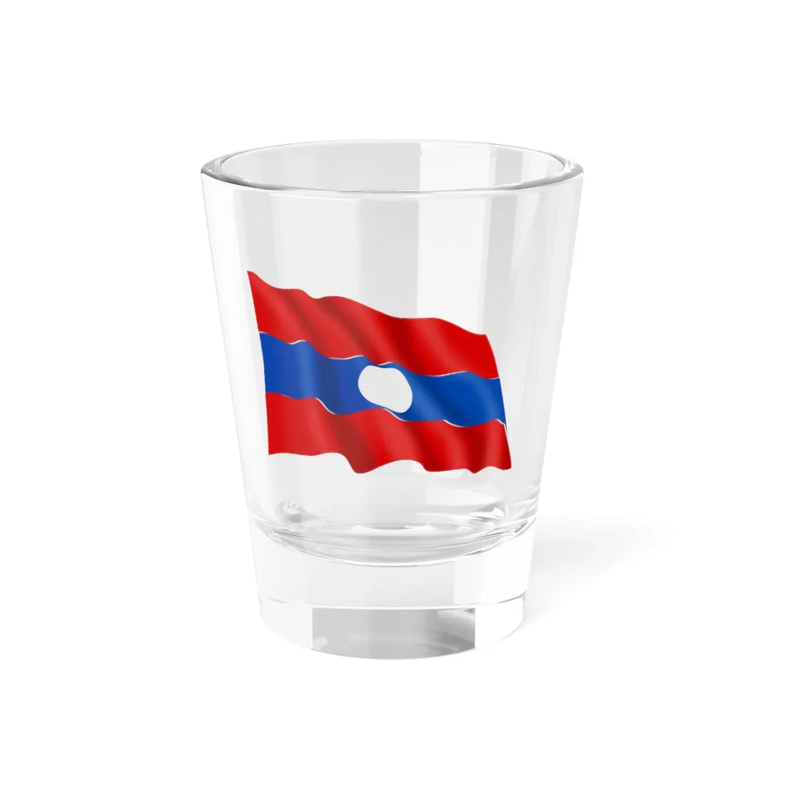Laos-flag (Laos) Shot Glass 1.5oz 1.5oz - Go Mug Yourself