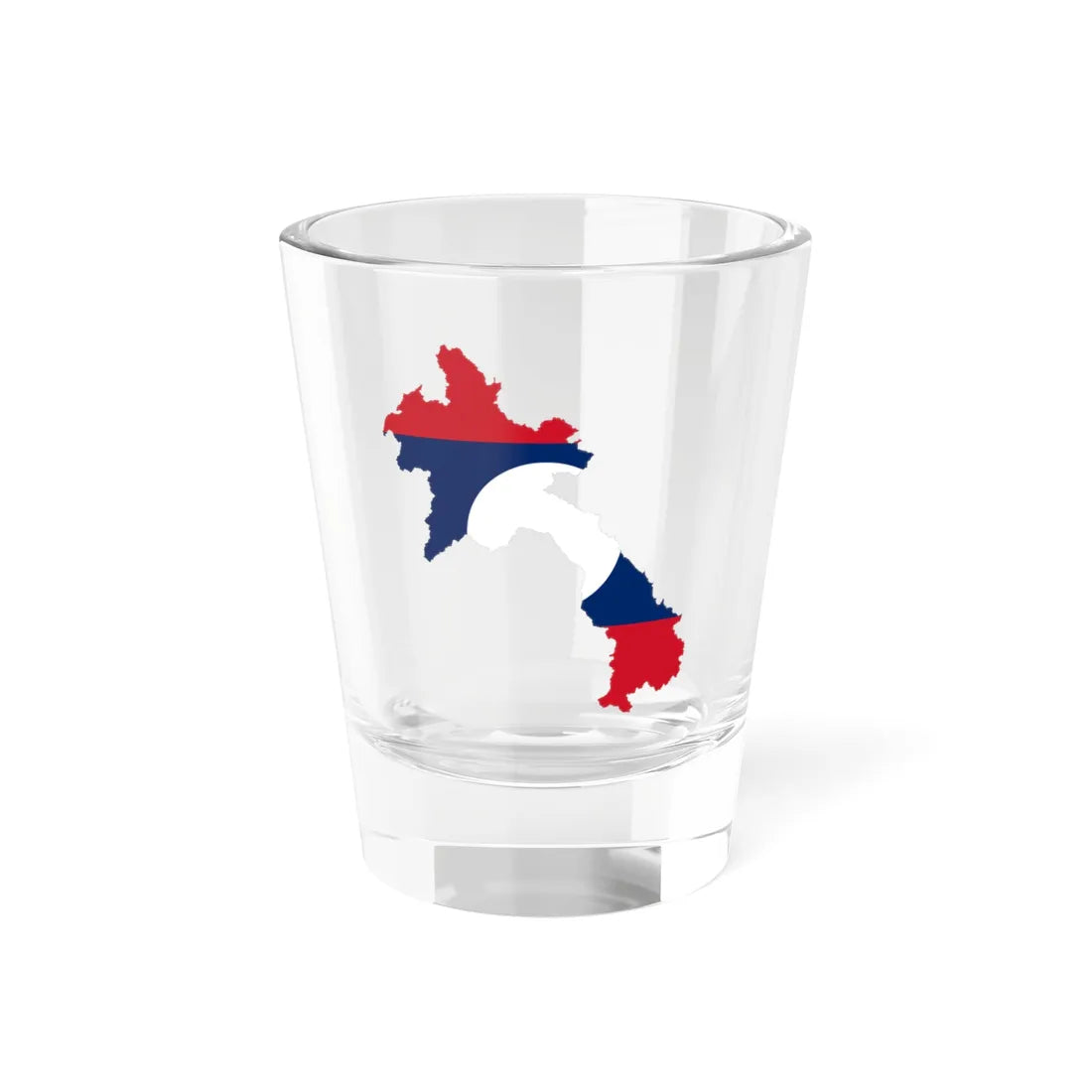 Laos-Flagmap (Laos) Shot Glass 1.5oz 1.5oz - Go Mug Yourself