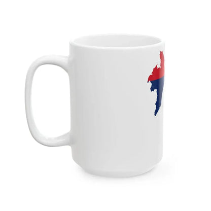 Laos-Flagmap (Laos) White Coffee Mug - Go Mug Yourself