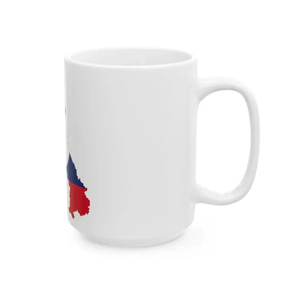 Laos-Flagmap (Laos) White Coffee Mug - Go Mug Yourself