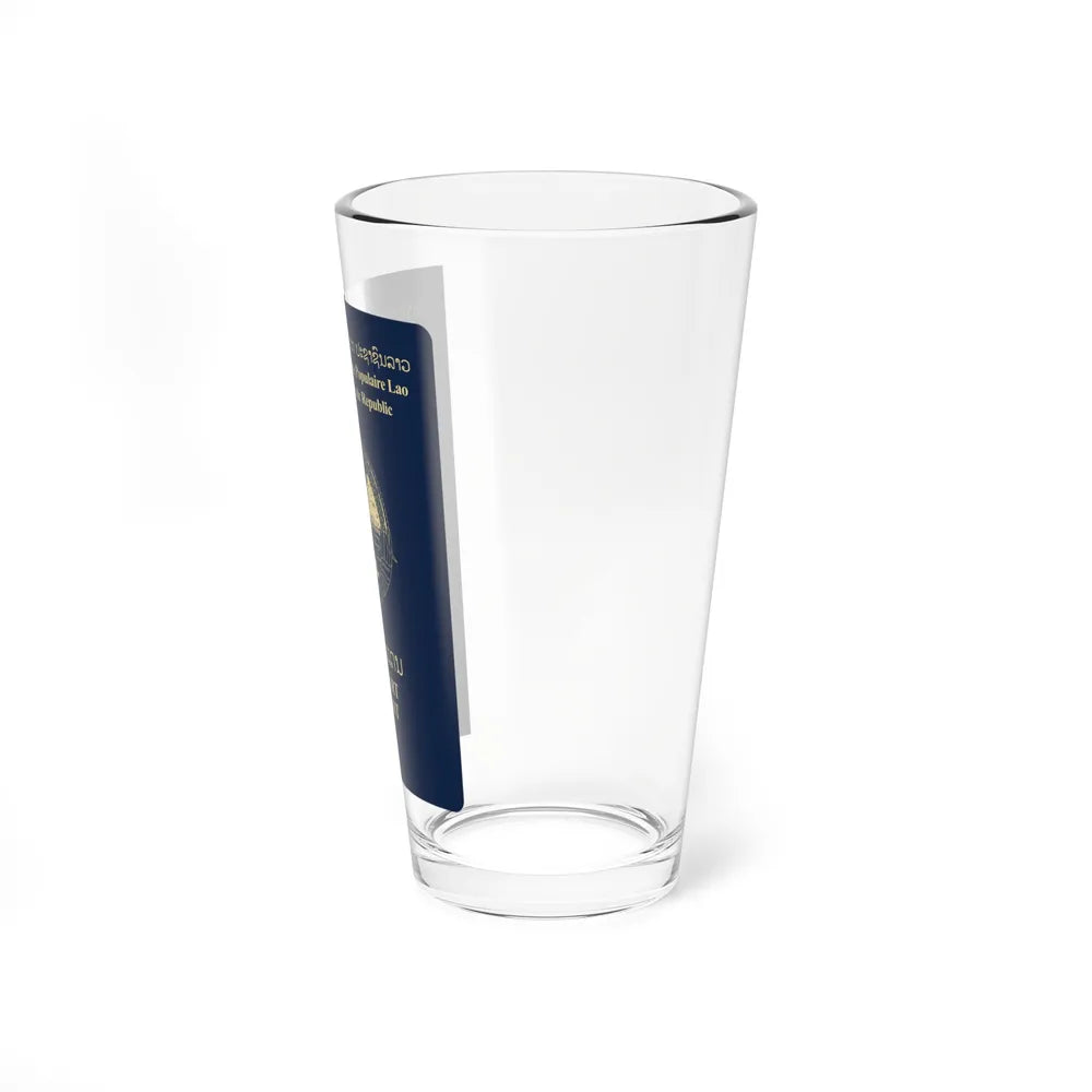 Laos Passport - Pint Glass 16oz-Go Mug Yourself