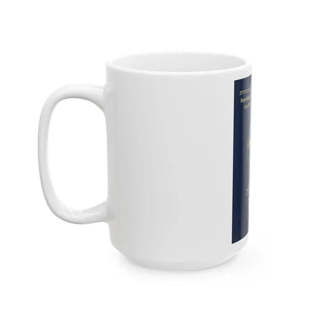 Laos Passport - White Coffee Mug - Go Mug Yourself