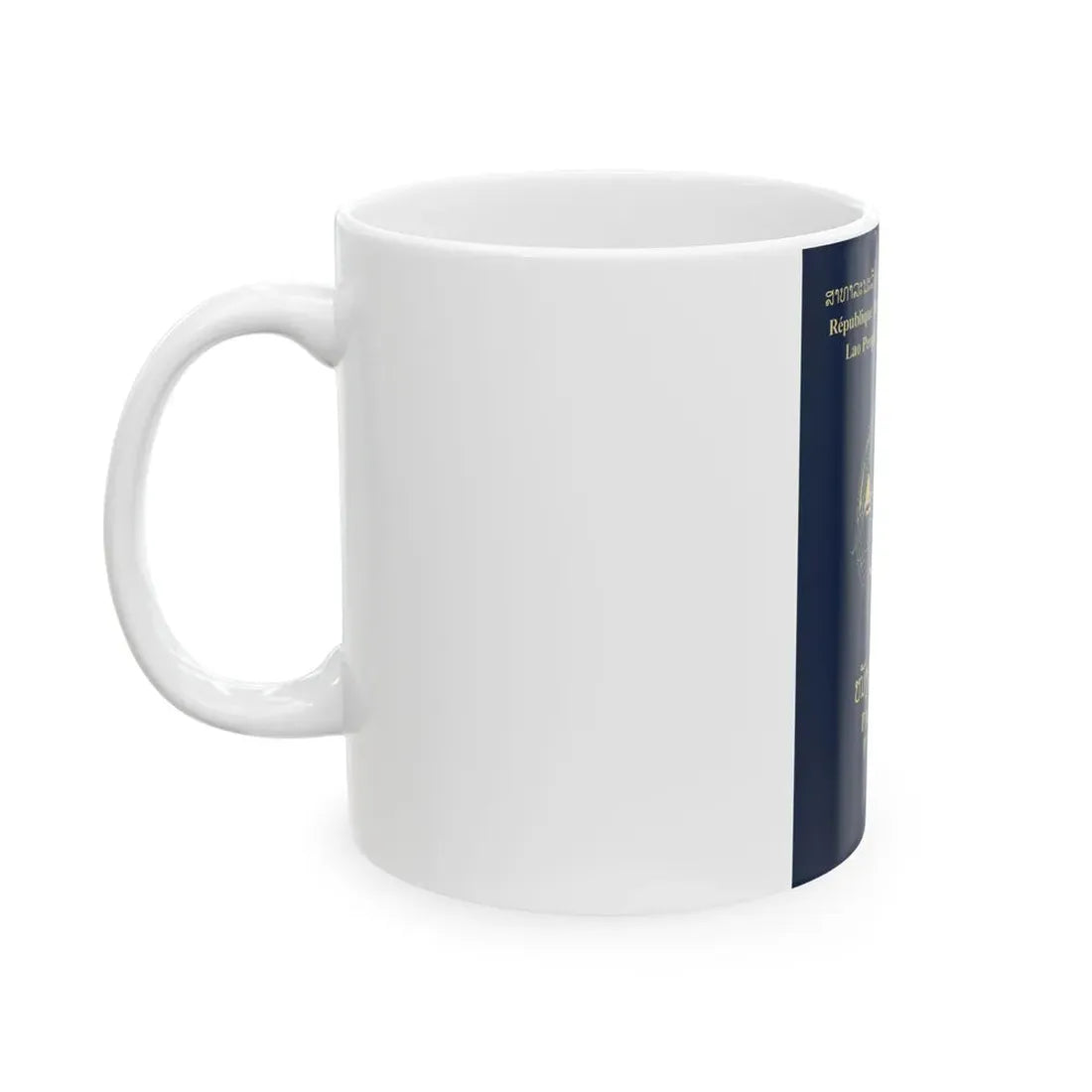 Laos Passport - White Coffee Mug - Go Mug Yourself