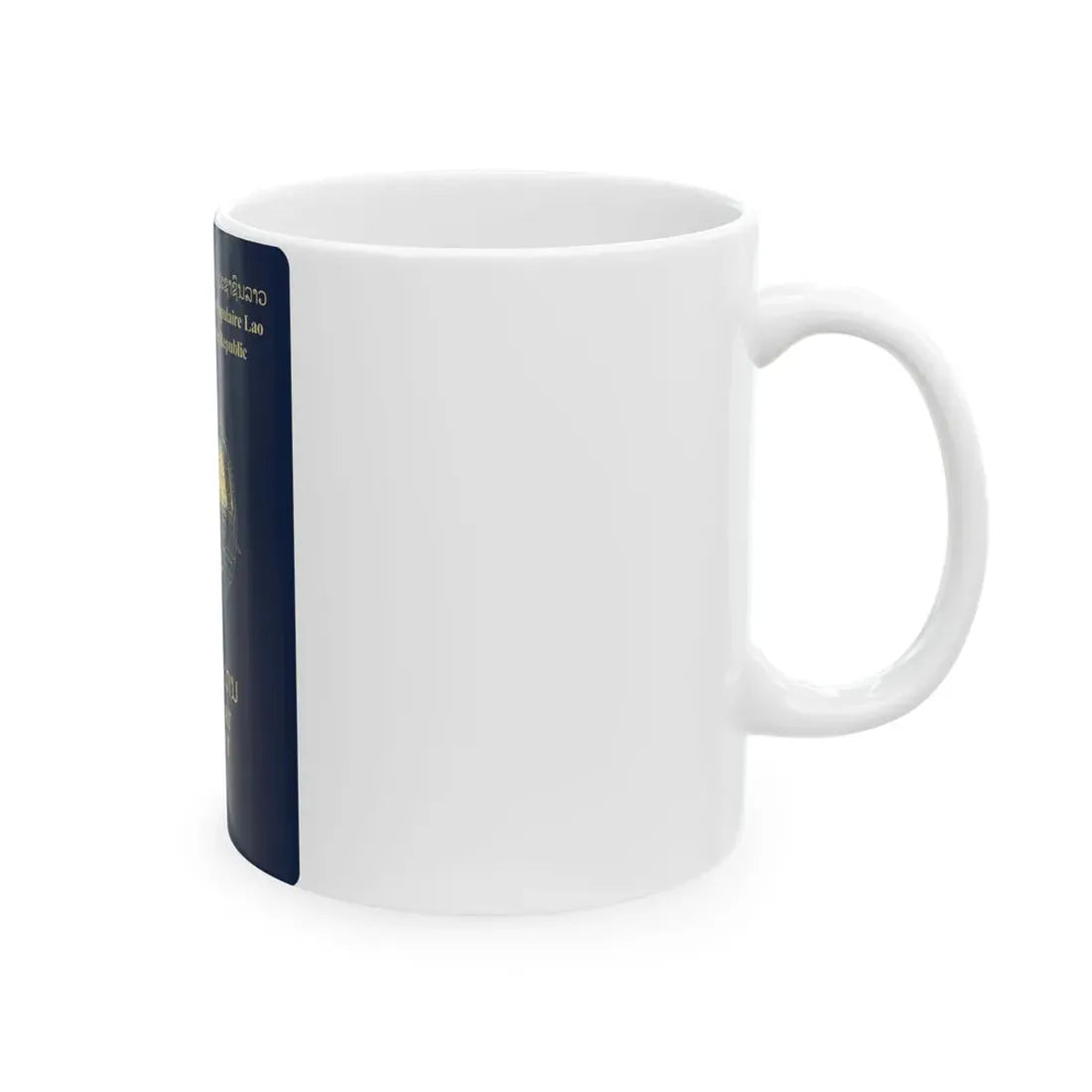 Laos Passport - White Coffee Mug - Go Mug Yourself