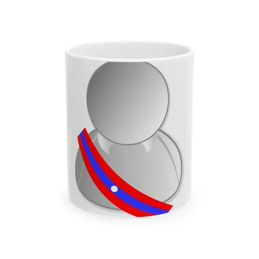 Laos politic personality icon (Laos) White Coffee Mug 11oz - Go Mug Yourself