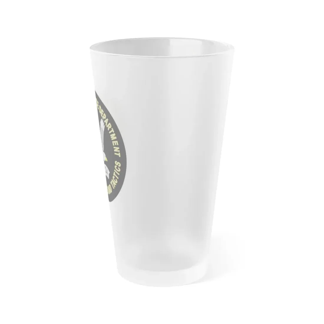 LAPD Special Weapons and Tactics SWAT - Frosted Pint Glass 16oz - Go Mug Yourself